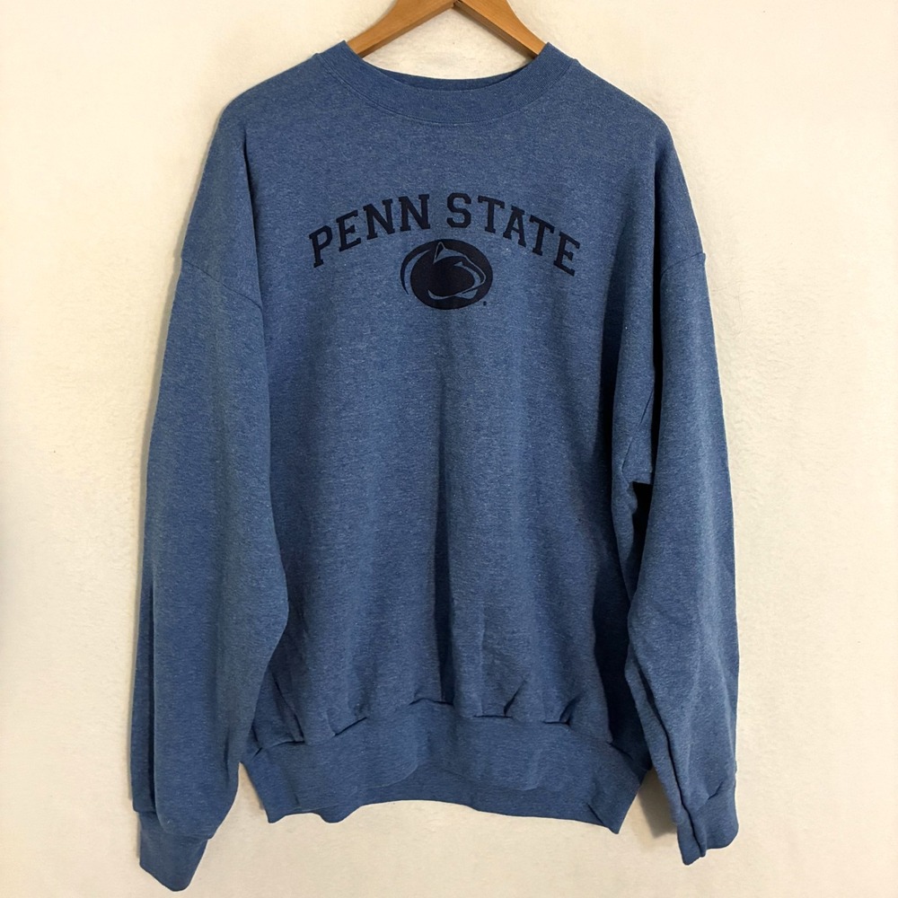 Vtg 90s Penn State Nittany Lions USA Made Sweatshirt‎ 2XL Logo Pullover Sweater
